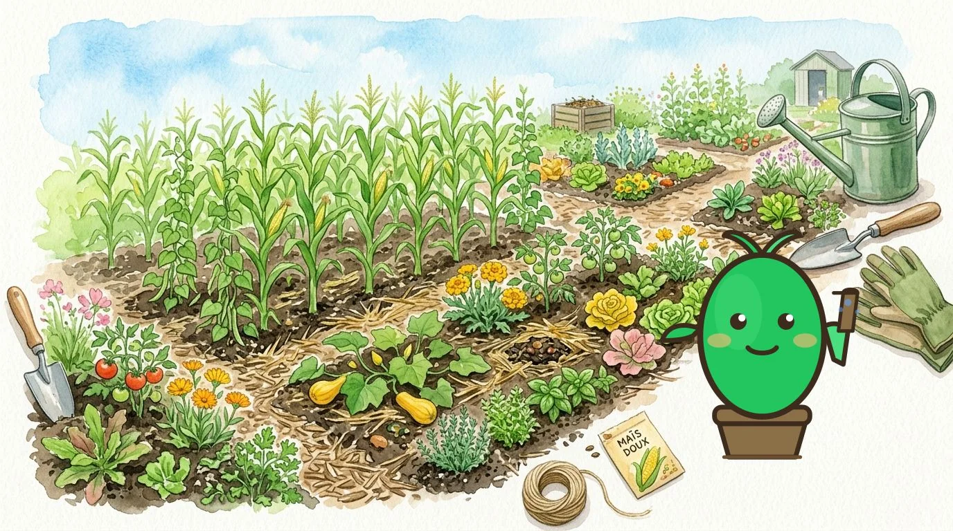 Écologie et Permaculture : Intégrer le Maïs Doux au Potager