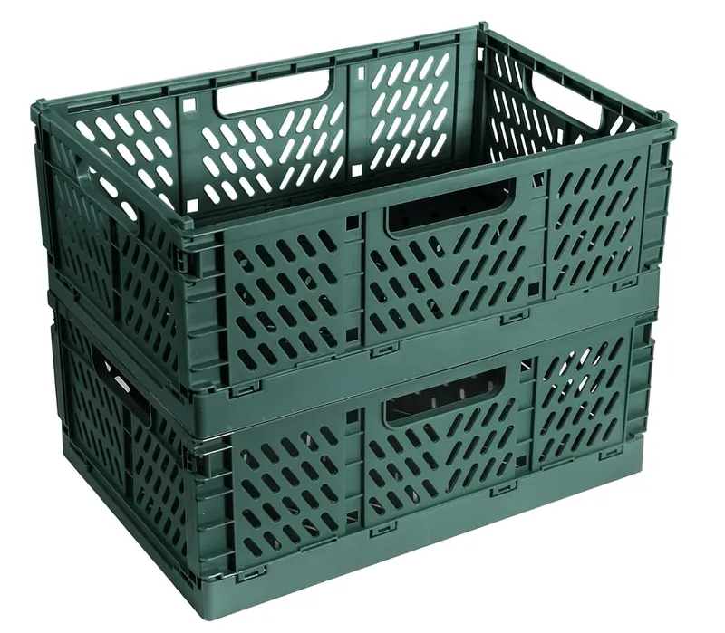 Bocguy Lot de 2 Caisses Pliantes 42 x 28 x 16cm