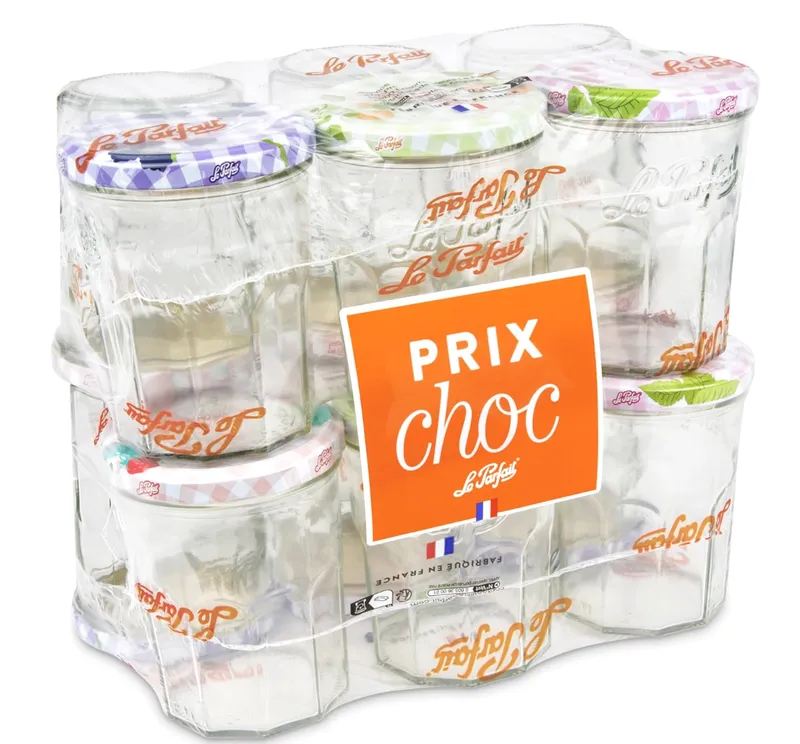 Le Parfait Lot de 12 Confituriers 1L