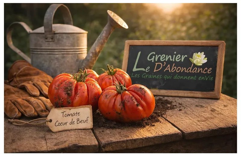 Le Grenier d'Abondance - Graines Tomate Cœur de Bœuf